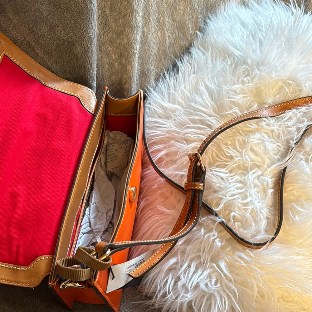 Dooney & Bourke Orange Crossbody - Picture 3 of 7